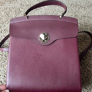 Kate spade Nicola twistlock leather backpack purse